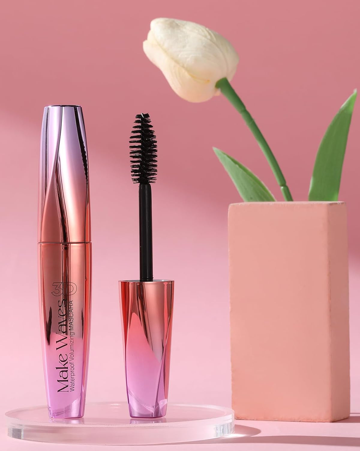 Mascara, Waterproof Mascara Black, Long Lasting Volume Mascara, Instant & Very Easy to Apply, Full-Sized Black Mascara for Eye Makeup