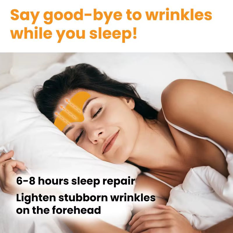 Forehead Wrinkle Patch Lightening Forehead Wrinkle Anti-Wrinkle Firming Mask Frown Treatment Stickers Anti-Aging Face Skin Care
