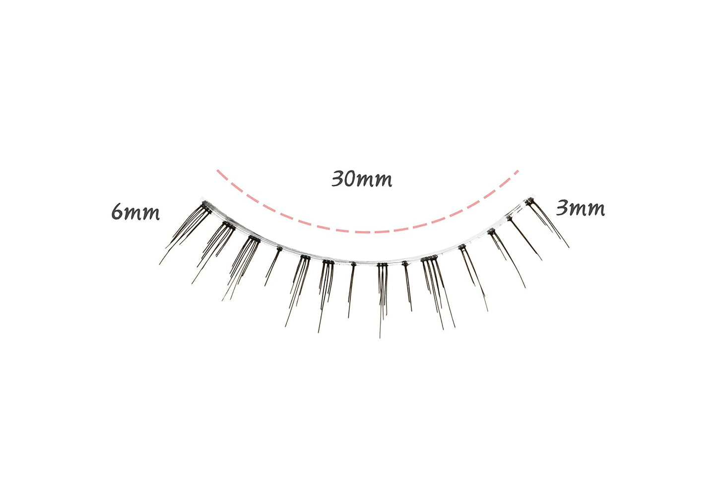 Bottom Lashes Natural Lower Lashes Bottom Eyelashes Black or Brown Eyelashes Natural Look Face Lashes Set 10 Pairs Lashes Pack