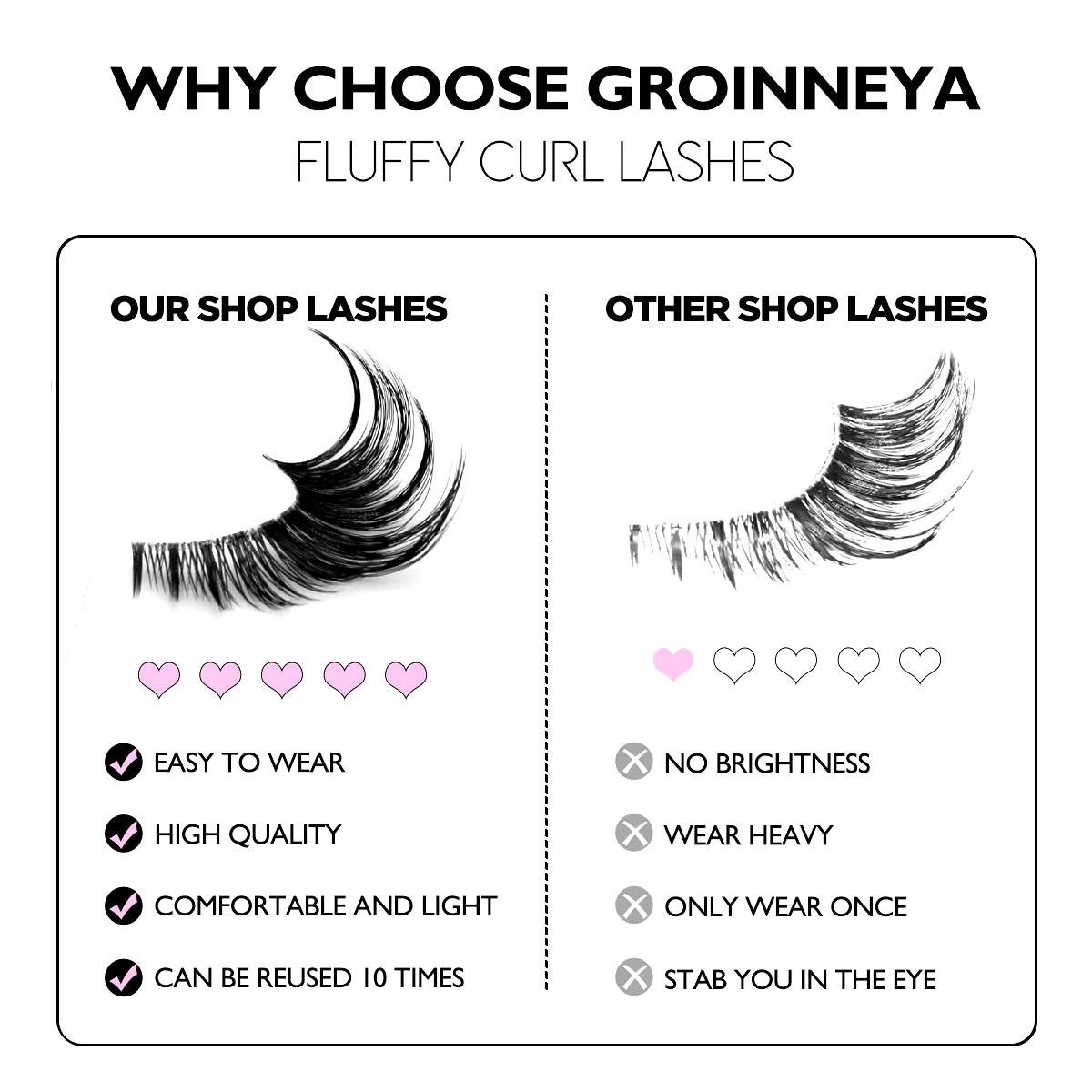 Cat Eye Lashes Faux Mink Eyelashes Natural Long Manga Lashes Winged End Eye Elongated Eyelashes Fake Lashes Makeup