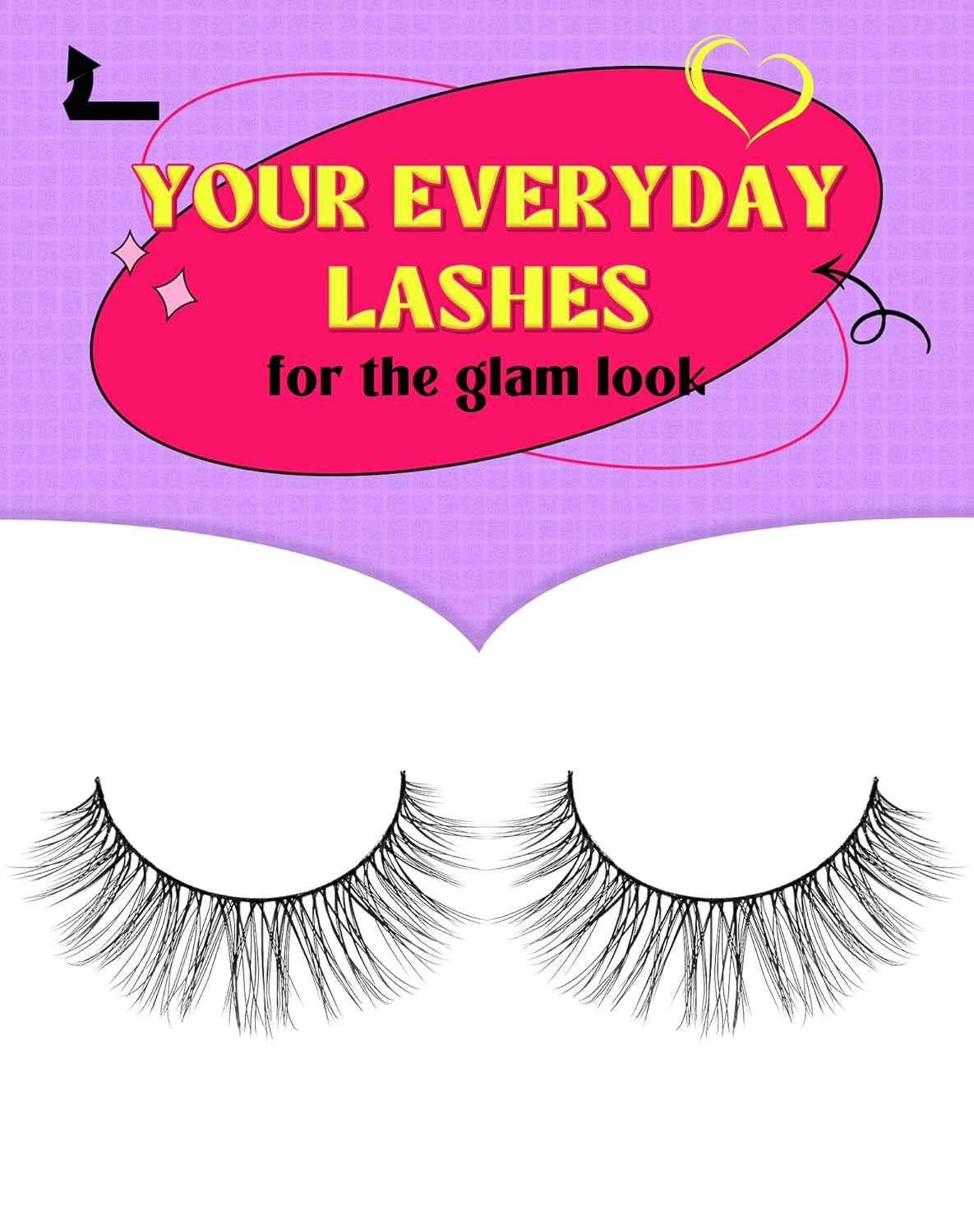 Lashes Mink False Eyelashes Natural Wispy Lashes Soft Faux Mink Lashes Fluffy False Lashes DK72