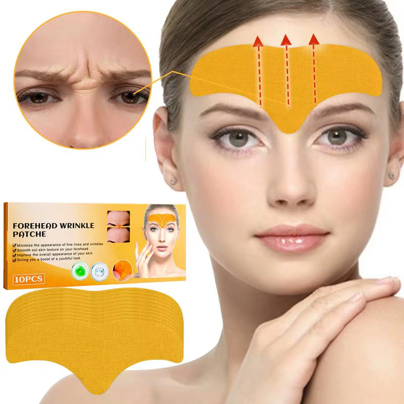 Forehead Wrinkle Patch Lightening Forehead Wrinkle Anti-Wrinkle Firming Mask Frown Treatment Stickers Anti-Aging Face Skin Care