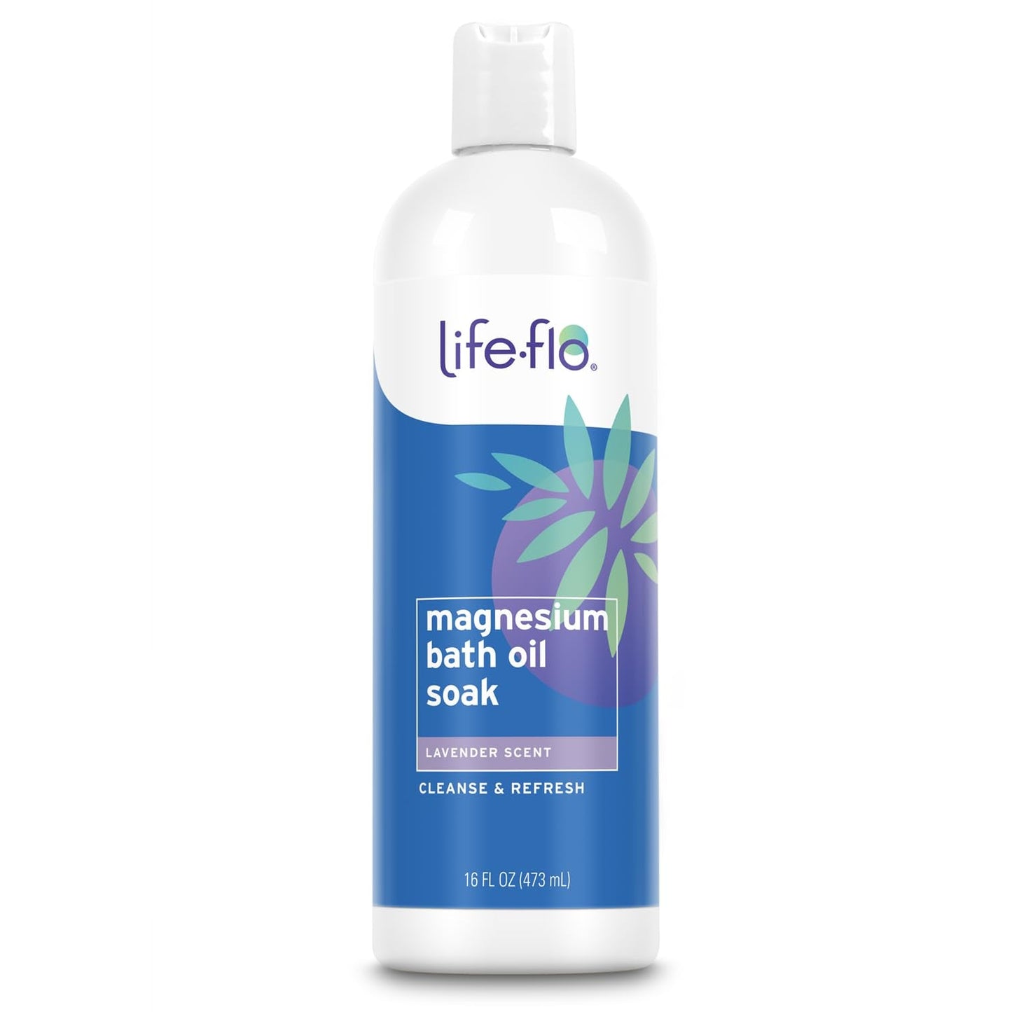 Magnesium Oil Bath Soak Lavender Scent, plus Magnesium Chloride from Zechstein Seabed, Cleanses and Refreshes, Relaxes Muscles and Joints, 60-Day Guarantee, Not Tested on Animals (Lavender)