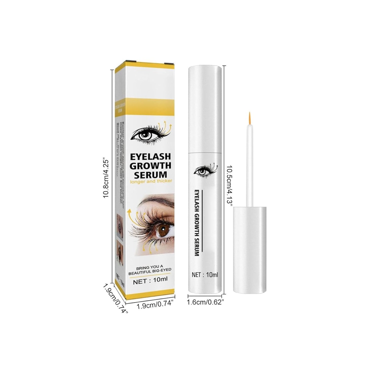 Eyelash Growth Serum,Lash Serum for Eyelash Growth,Eyelash Growth Serum for Thickness, Stronger, Healthier Lashes
