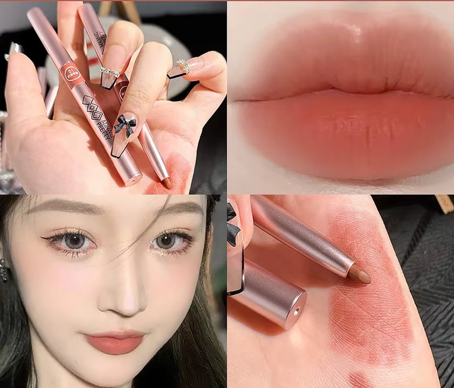 6 Colors Lip Liner Velvet Matte Lipsticks Waterproof Long Lasting Lip Liner Cosmetics Lip Makeup Lip Liner Pencil