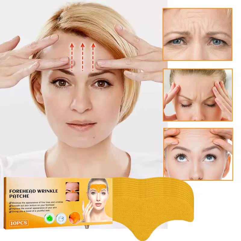 Forehead Wrinkle Patch Lightening Forehead Wrinkle Anti-Wrinkle Firming Mask Frown Treatment Stickers Anti-Aging Face Skin Care