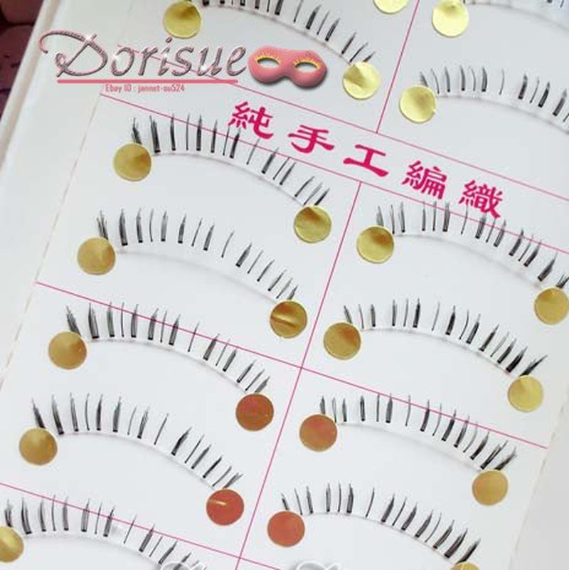 Bottom Lashes Natural Lower Lashes Bottom Eyelashes Black or Brown Eyelashes Natural Look Face Lashes Set 10 Pairs Lashes Pack