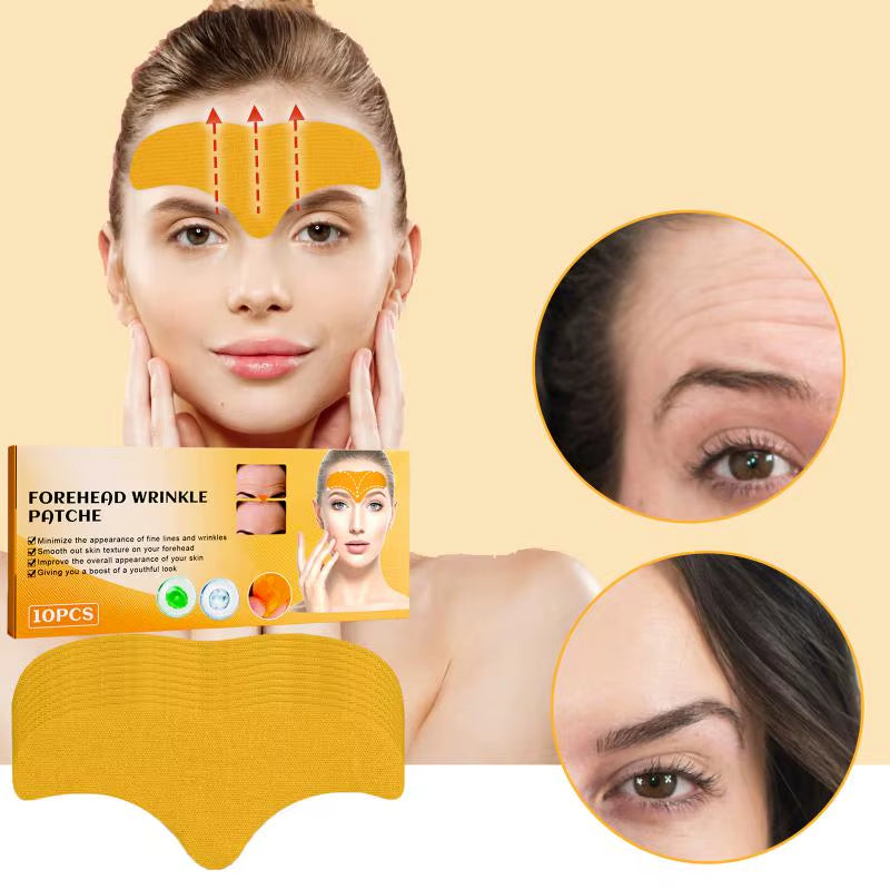 Forehead Wrinkle Patch Lightening Forehead Wrinkle Anti-Wrinkle Firming Mask Frown Treatment Stickers Anti-Aging Face Skin Care