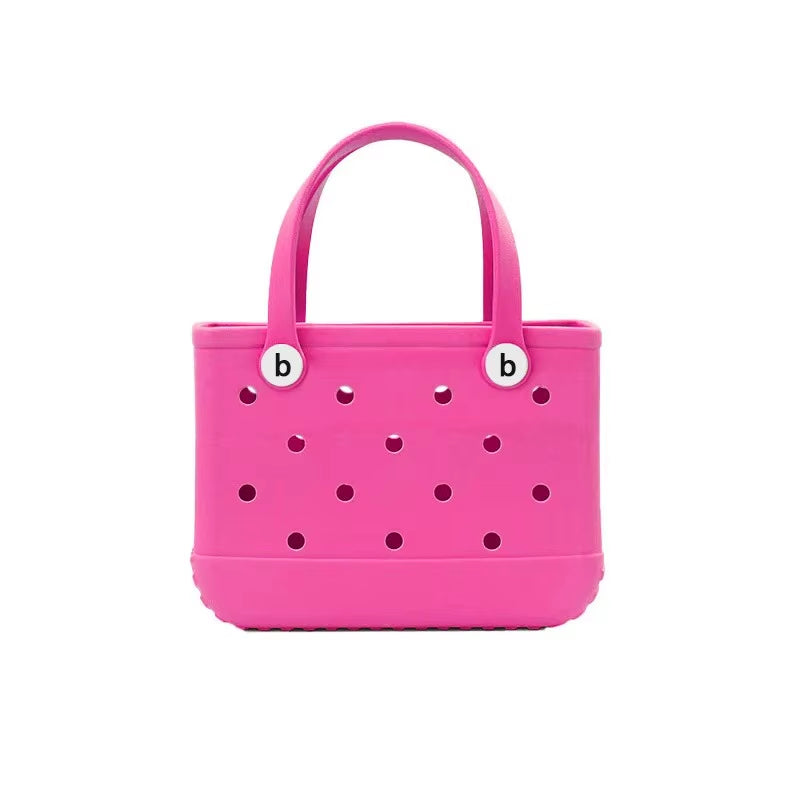 EVA Waterproof Beach Tote Bag Large Capacity Handbag for Women Multi-Purpose Storage Bag Popular Fashion Leisure Designer Bags