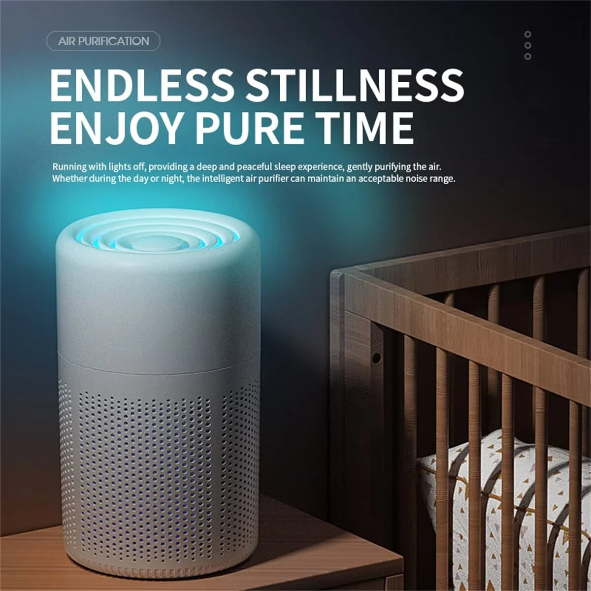 Air Purifiers for Allergies and Asthma, AILKIN Air Purifier for Bedroom Mini Air Purifier for Home,Pets,Office,Small Room,Portable Desktop Air Purifier for Smoke