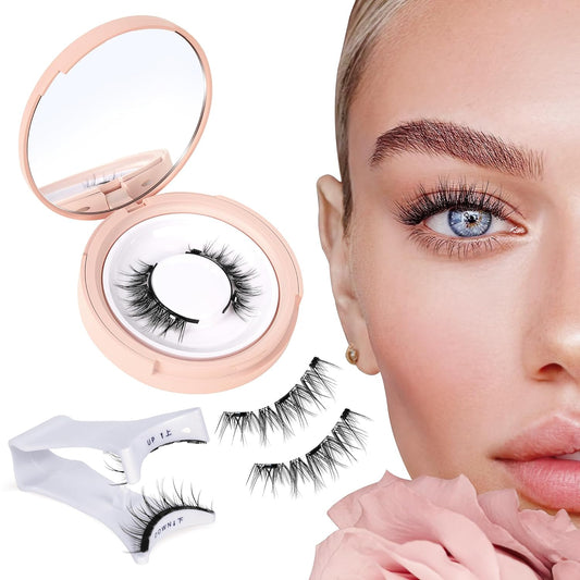 Magnetic Eyelashes Fluffy Lashes Magnetic False Eyelashes with Applicator No Glue Needed Strip Lashes Cat Eye Wispy Eyelashes Durable 1 Pair Magnetic Lashes Easy to Wear and Remove