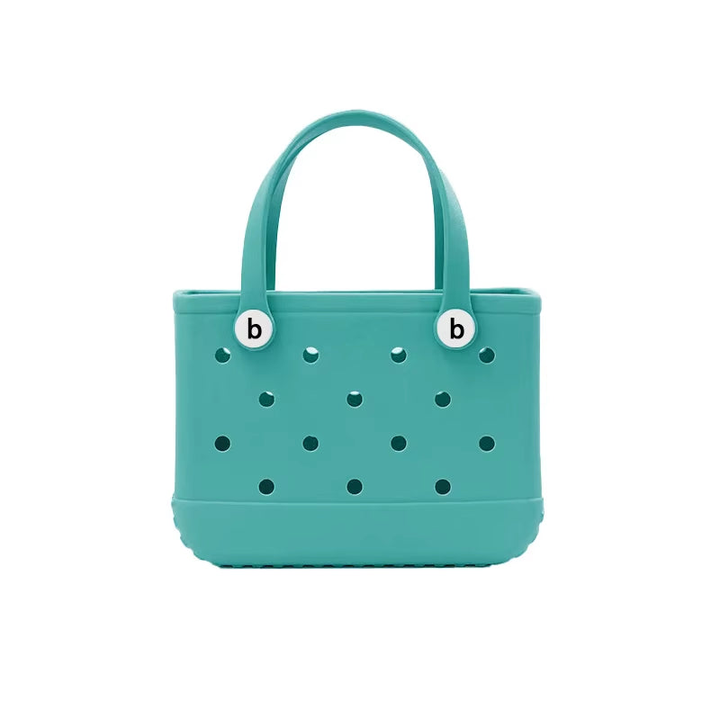 EVA Waterproof Beach Tote Bag Large Capacity Handbag for Women Multi-Purpose Storage Bag Popular Fashion Leisure Designer Bags