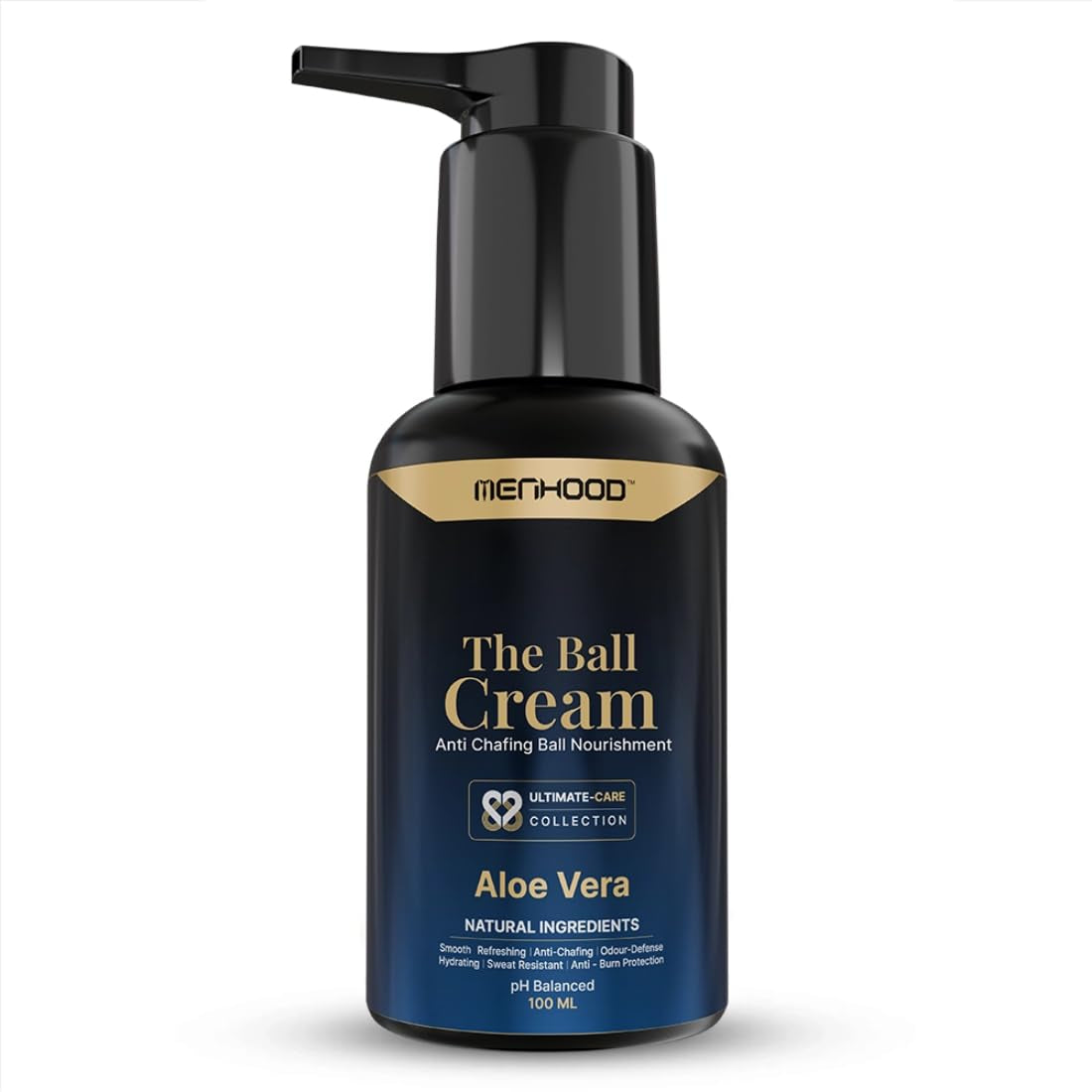 Ball Cream for Men -  the Ball Cream Ball Deodorant & Moisturizer - anti Chafing Cream for Men with Aloe Vera Extract - Groin Antiperspirant & Deodorant - No Burns & Irritation - 100Ml