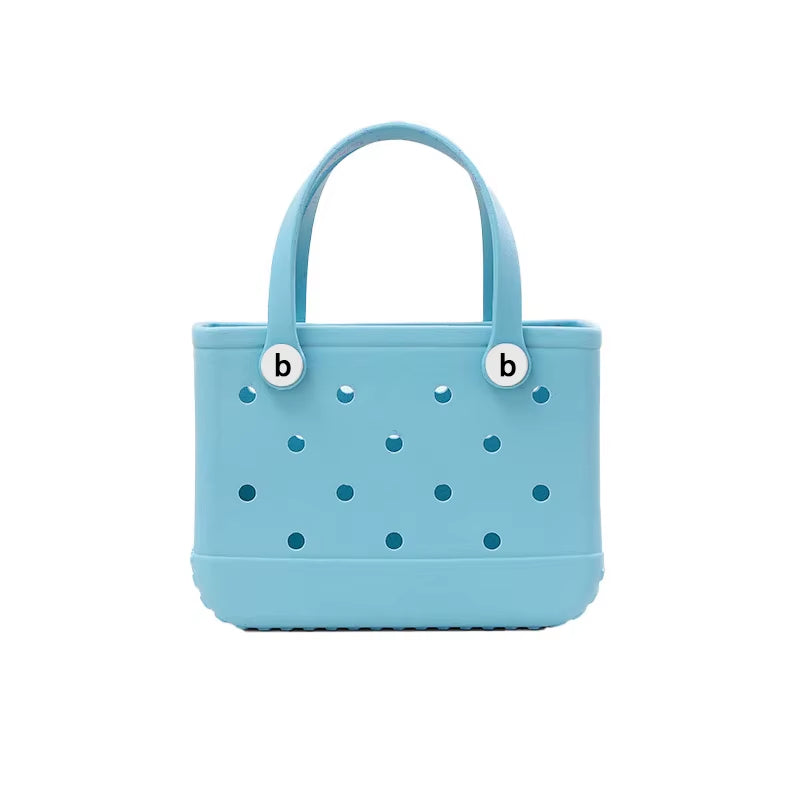 EVA Waterproof Beach Tote Bag Large Capacity Handbag for Women Multi-Purpose Storage Bag Popular Fashion Leisure Designer Bags