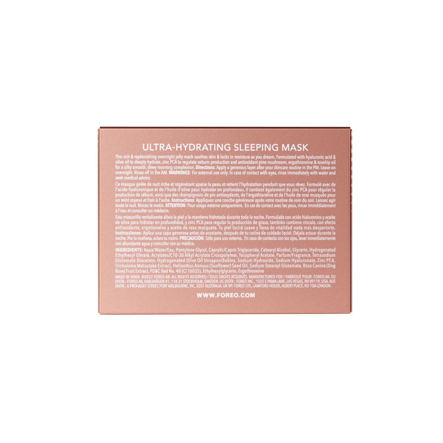 SUPERCHARGED Hydrating Night Mask - Deeply Replenishing Face Moisturizer - Rejuvenating Face Cream - Vegan - Cruelty & Gluten-Free
